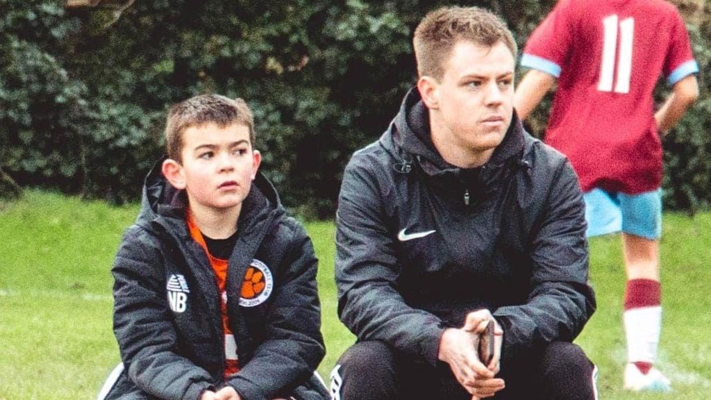 on the bench